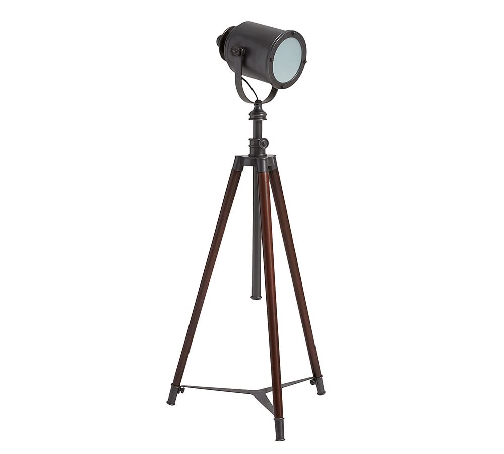 Pottery barn tripod shop floor lamp